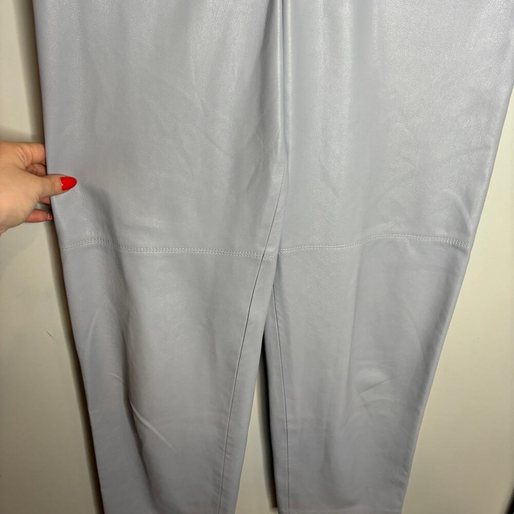 Nanushka Vegan Leather Tapered Trouser Pants - Picture 3 of 8